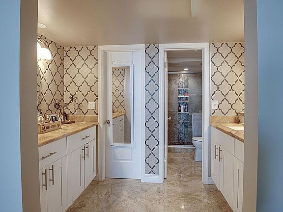 Master bathroom and closet