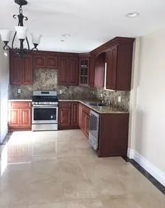 KITCHEN VIEW WITH APPLIANCES