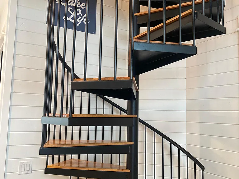 Beautiful Spiral Staircase to loft bedroom
