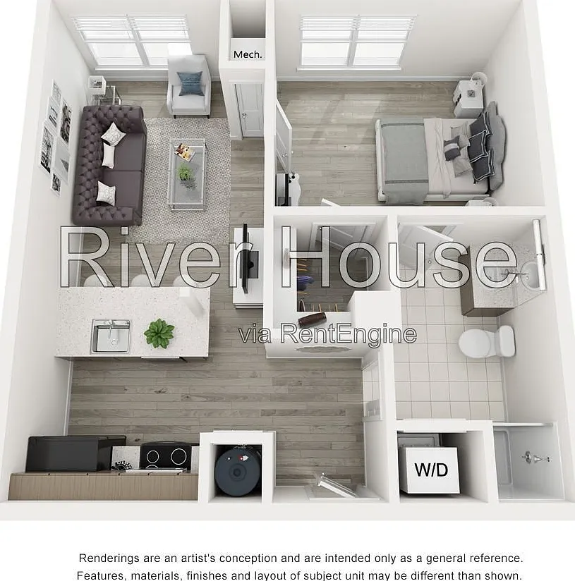 1 bed, 1.0 bath, 552 sqft, $1,310 — Photo 1