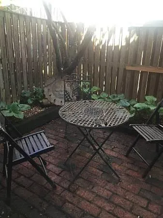 walk out patio