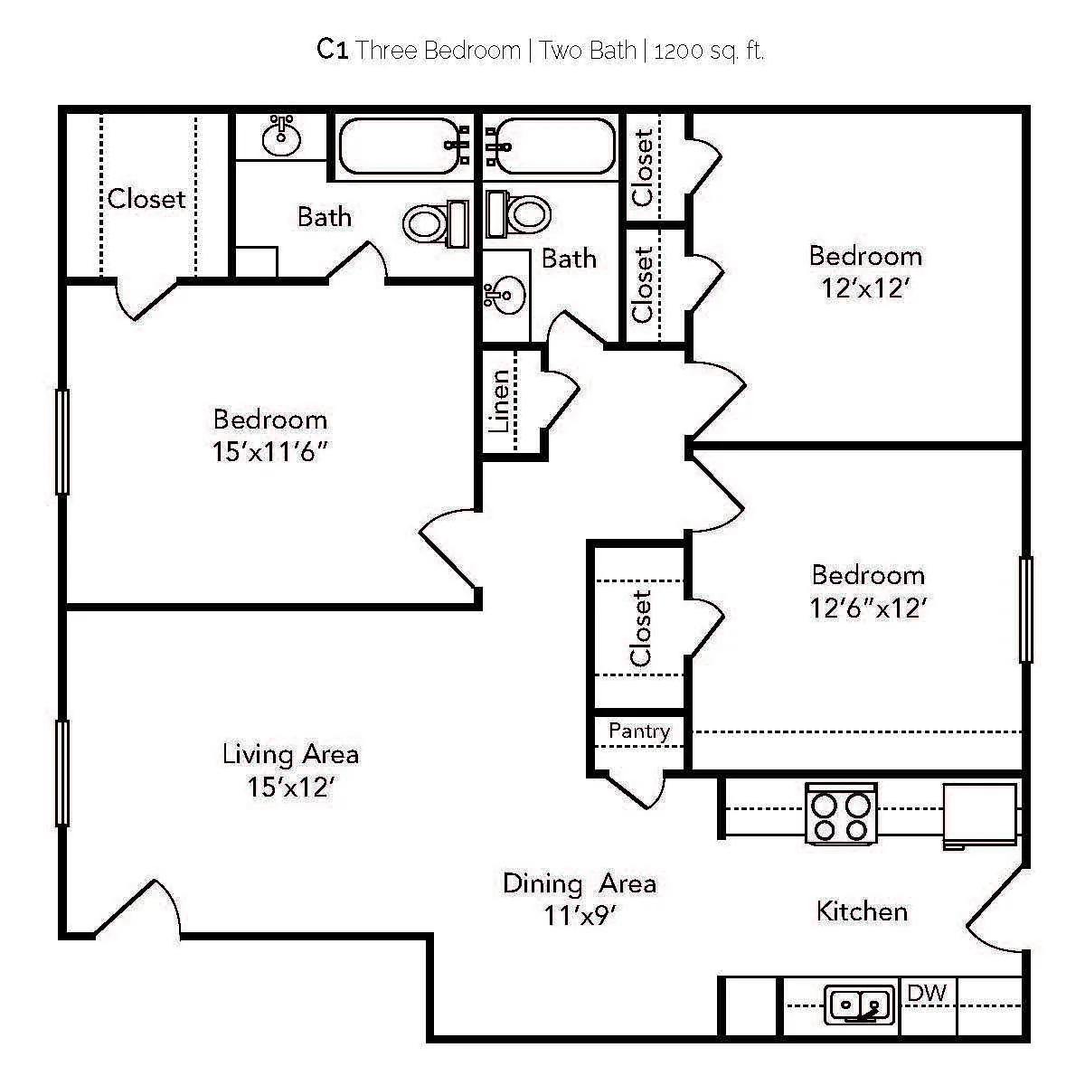 Floor plan C1