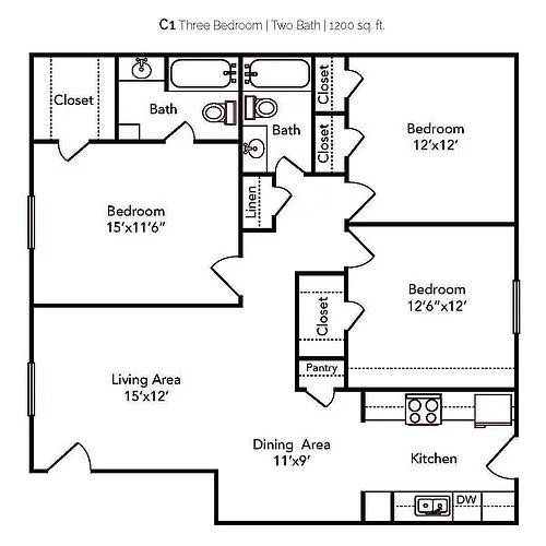 Floor plan C1