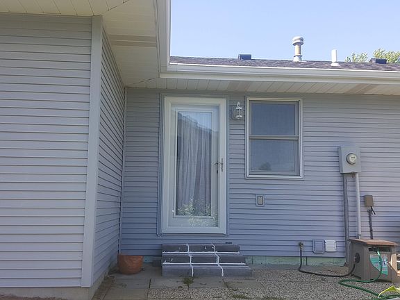 Kitchen patio, south face.