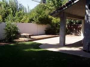 Backyard deck