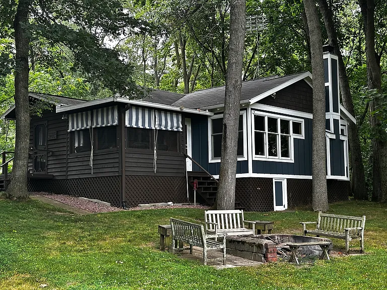 Rear of Property, with Fire Pit