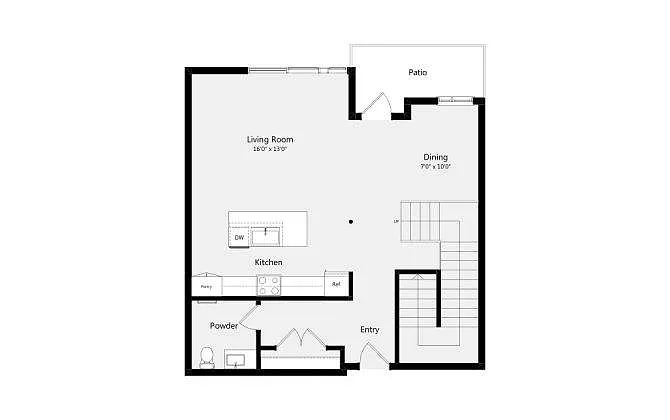 Floor plan TH-A
