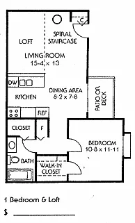Floor plan Loft
