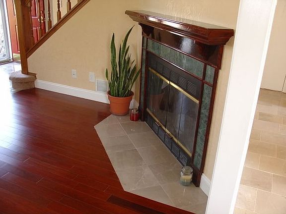 Marble surround Fireplace