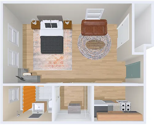 Floor plan studio 17