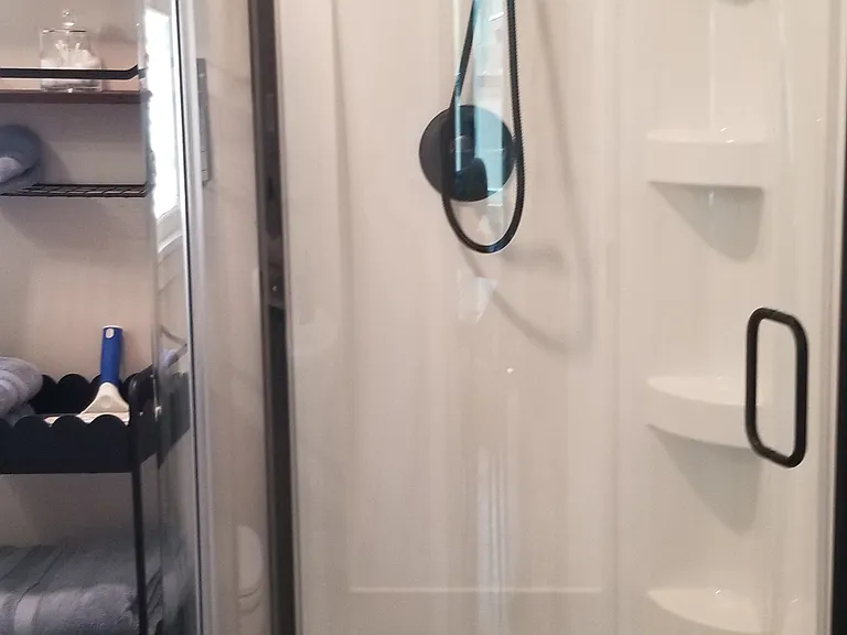 New walk in shower