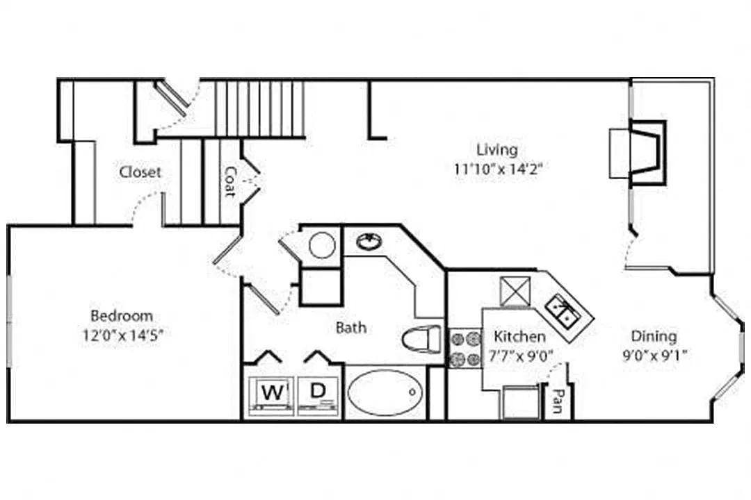 Floor plan Cottonwood Renovated A4r