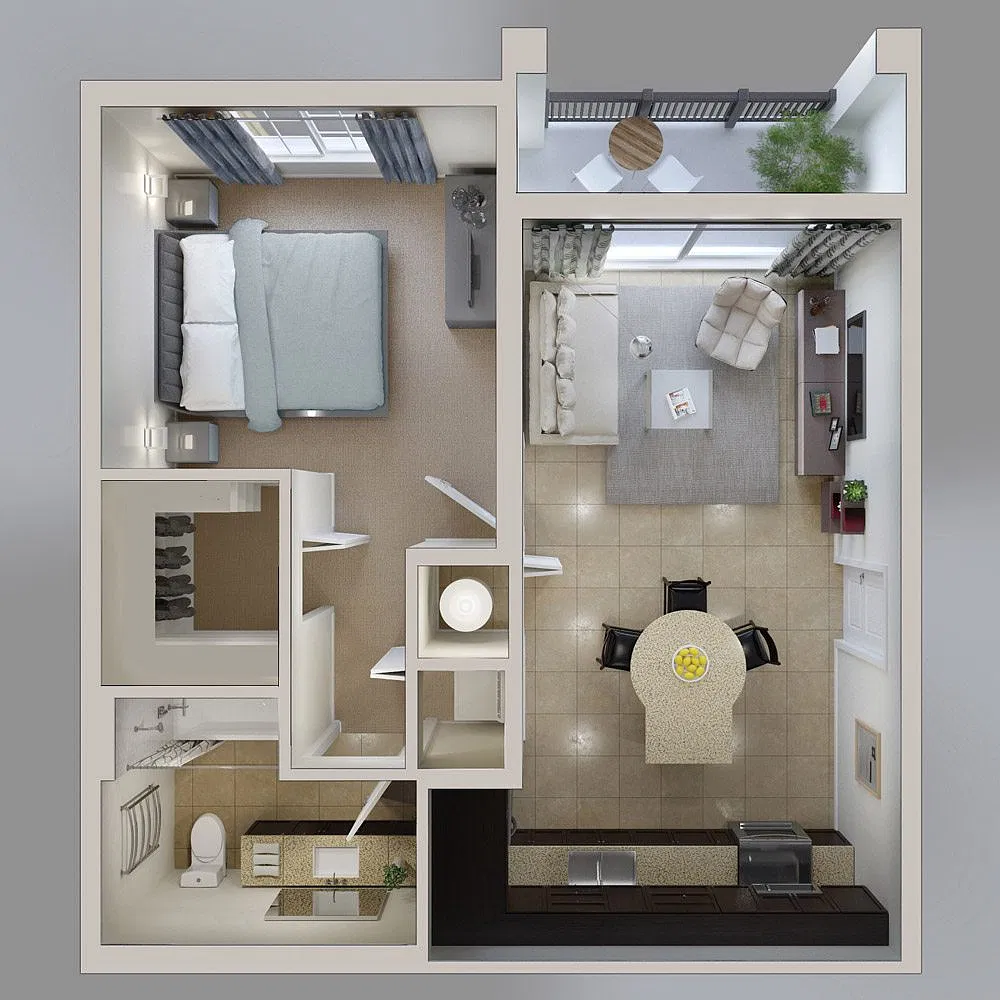 Floor plan A1A
