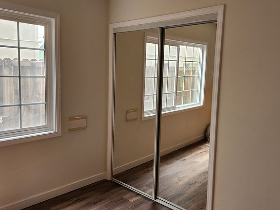 Bedroom mirror closet doors