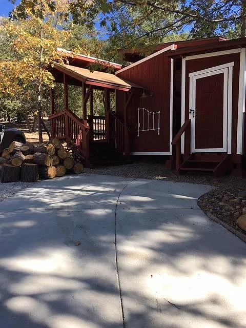 This is the one car parking spot.
