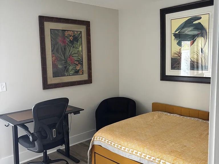 Office with full size daybed