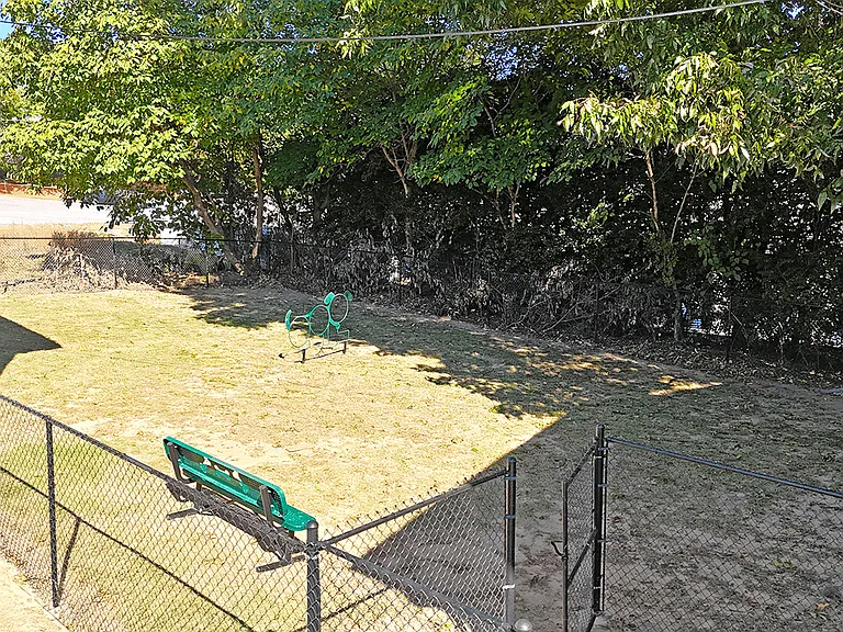 Enclosed Bark Park with Agility Features