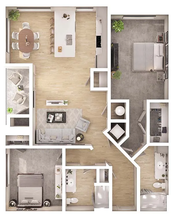 Floor plan B2