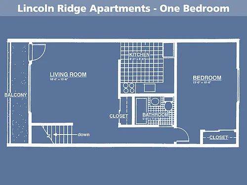 Floor plan 1 Bedroom