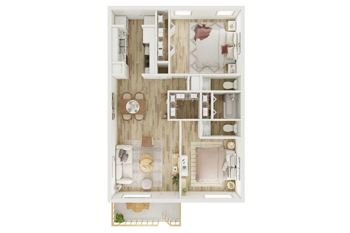 Floor plan 2x2 REEP Reno
