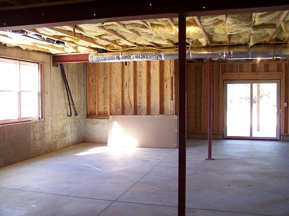 unfinished basement