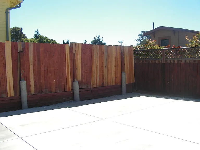 There is a huge shared backyard .