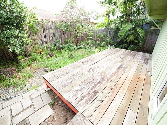 Backyard deck