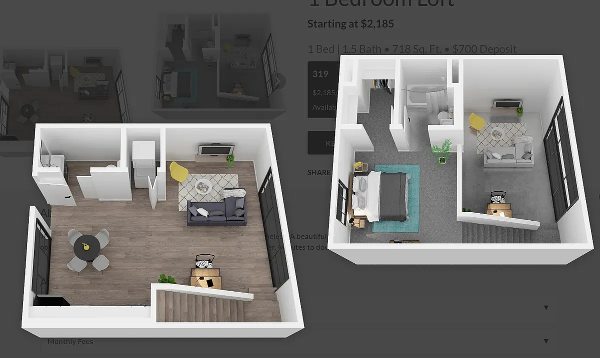Floor plan 980Central Loft