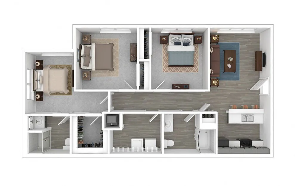 Floor plan 3 Bedroom