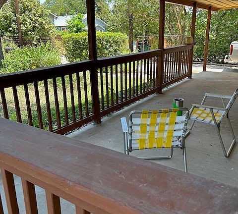 Friendly, Shaded Front Porch