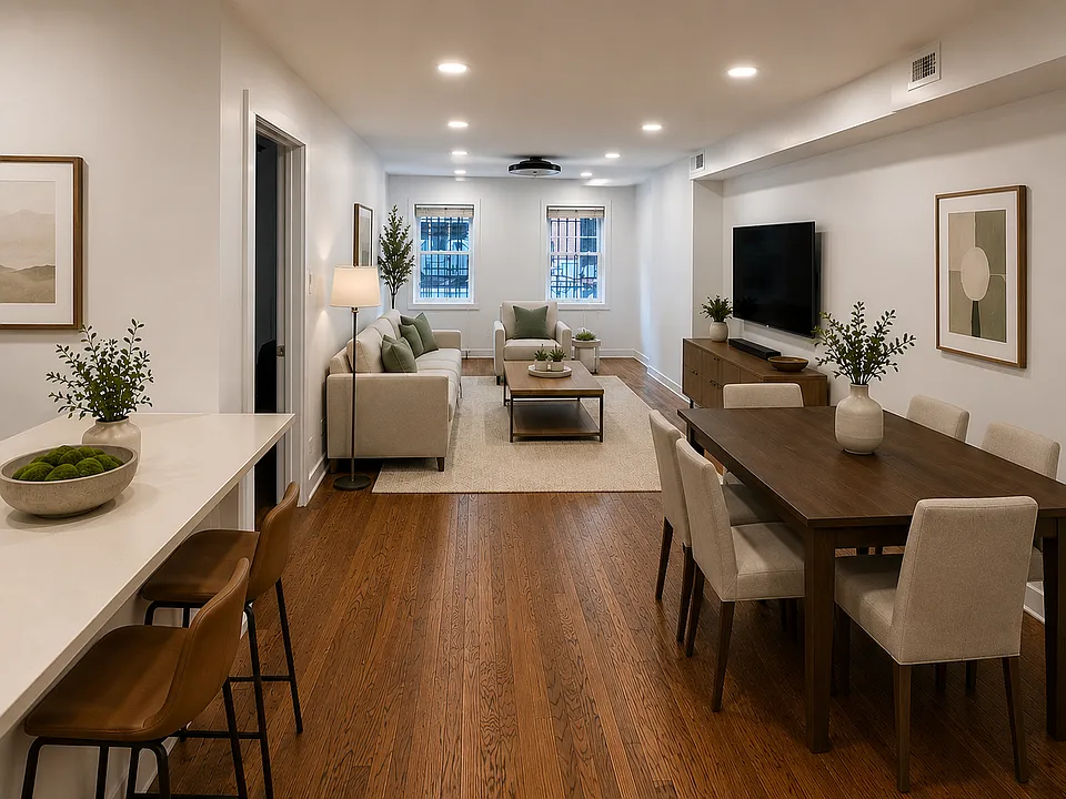 Living and dining