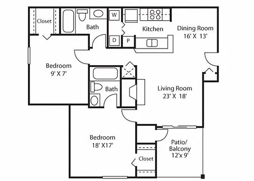Floor plan B2