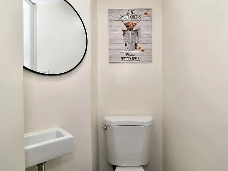 Main floor half bath