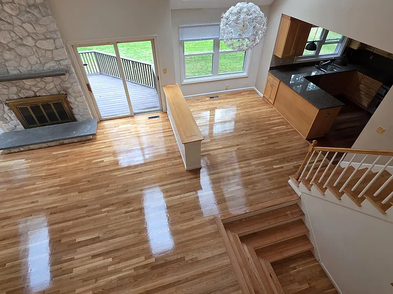Breakfast room view from 2nd floor