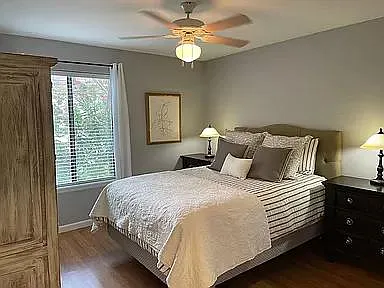 Bedroom With Queen Size Bed, Would Fit a King