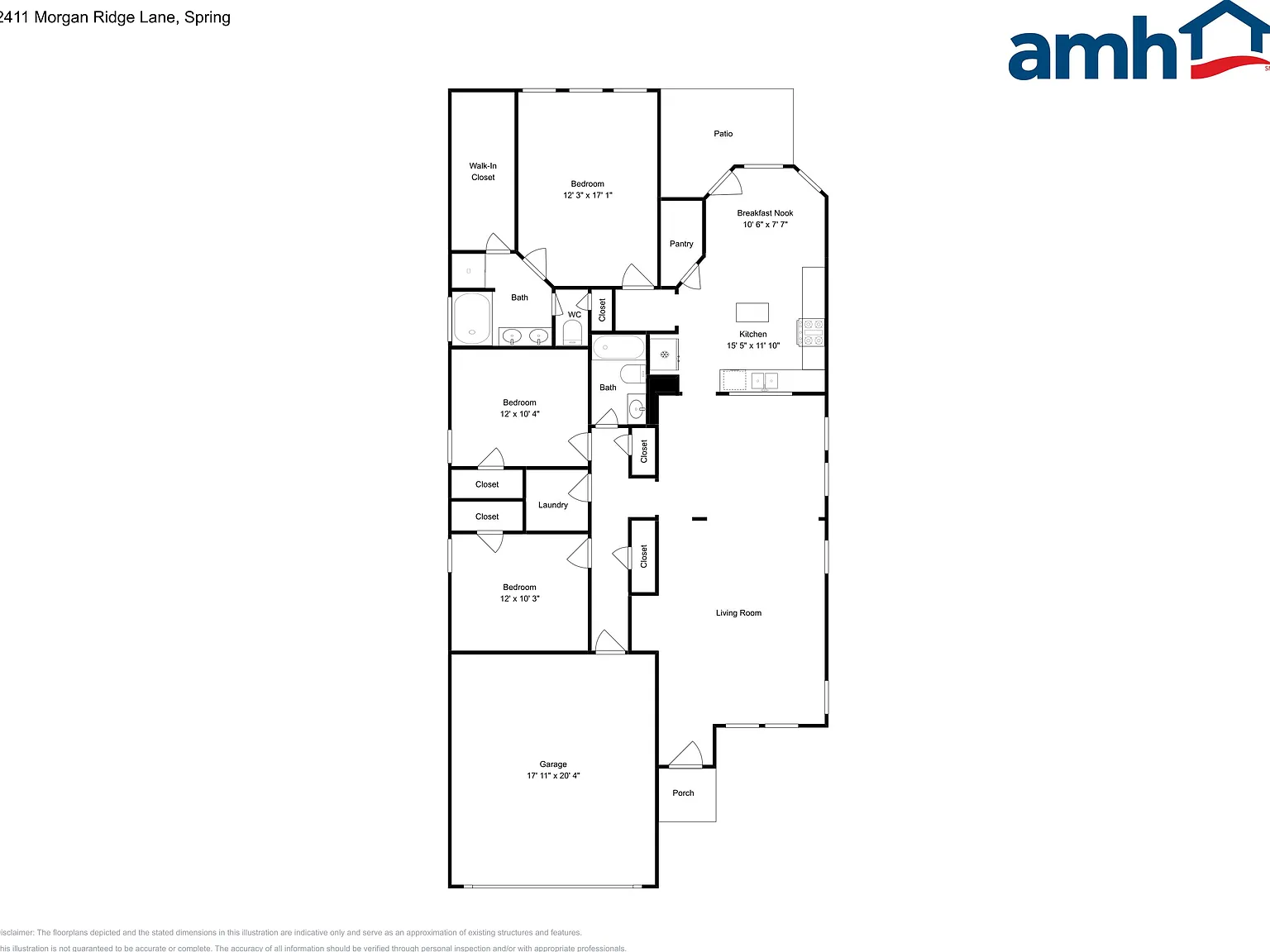 3 bed, 2.0 bath, 1824 sqft, $2,060 — Photo 2