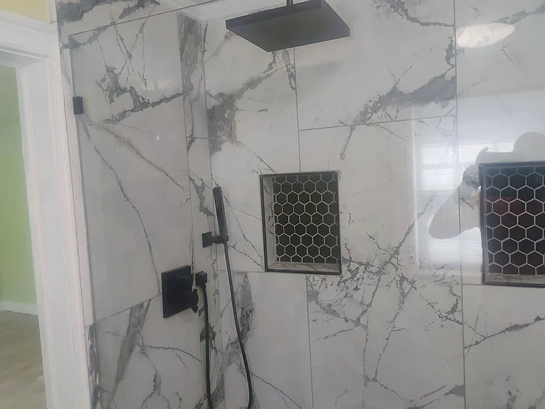 Walk-in showers.
