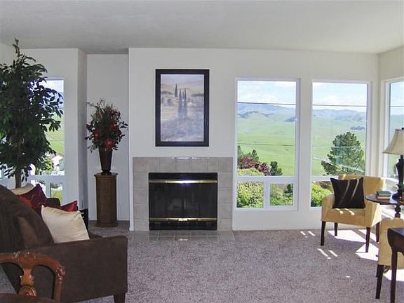 Wood burning fireplace has gas too!