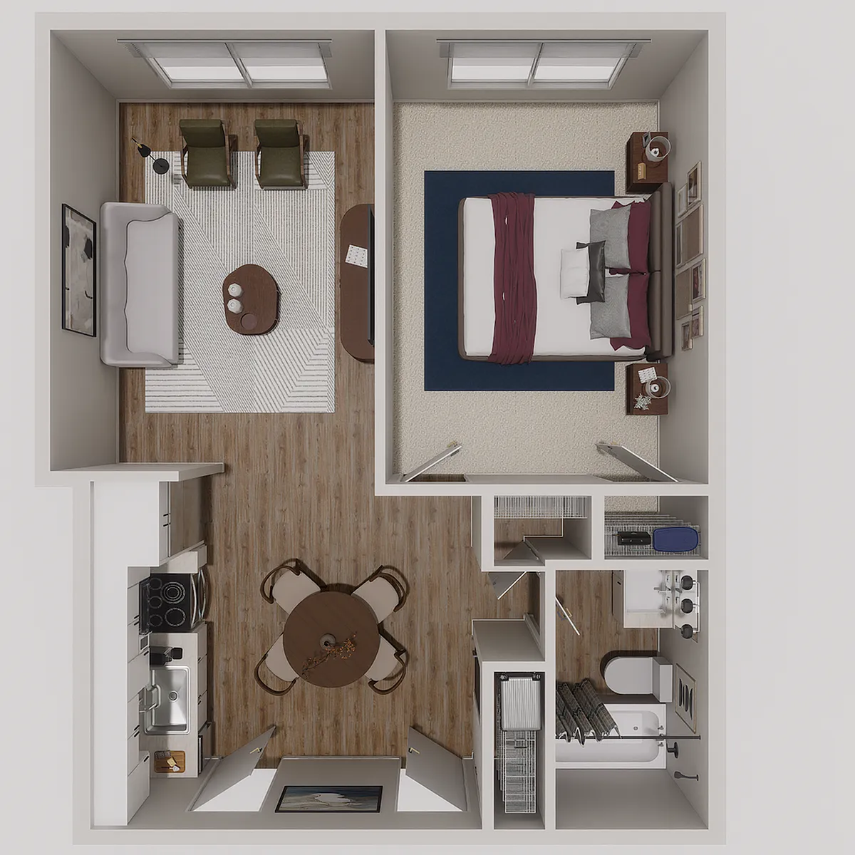 Floor plan 1-C