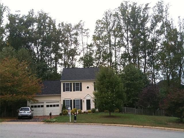 Front view of the house from across the cul-de-sac