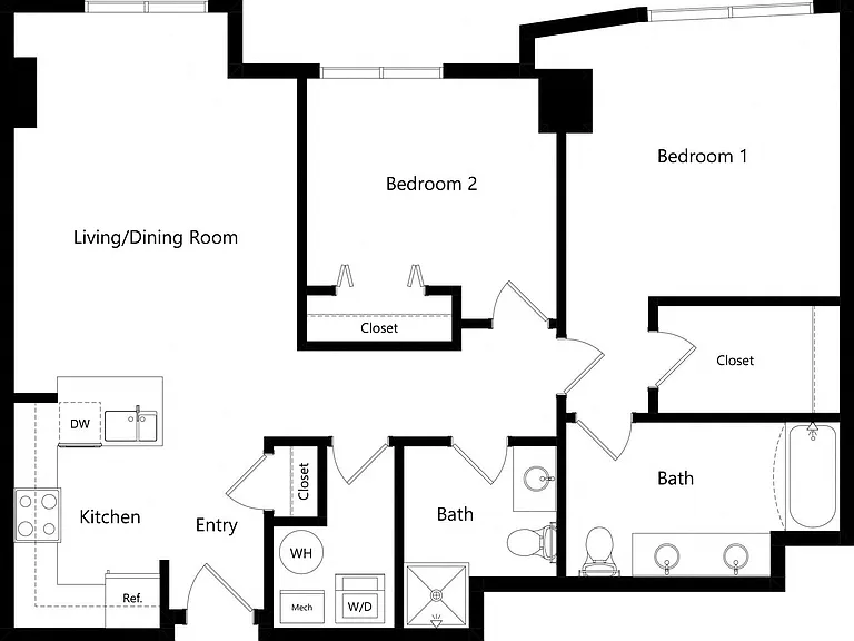Midtown Crossing Apartments — Photo 110