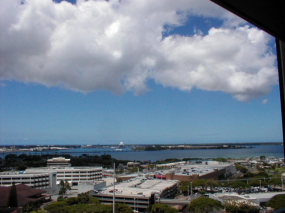 Living room has Beautiful Pearl Harbor, Arizona view