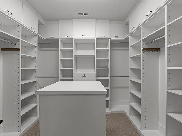 Second custom closet in the home, off the second primary suite