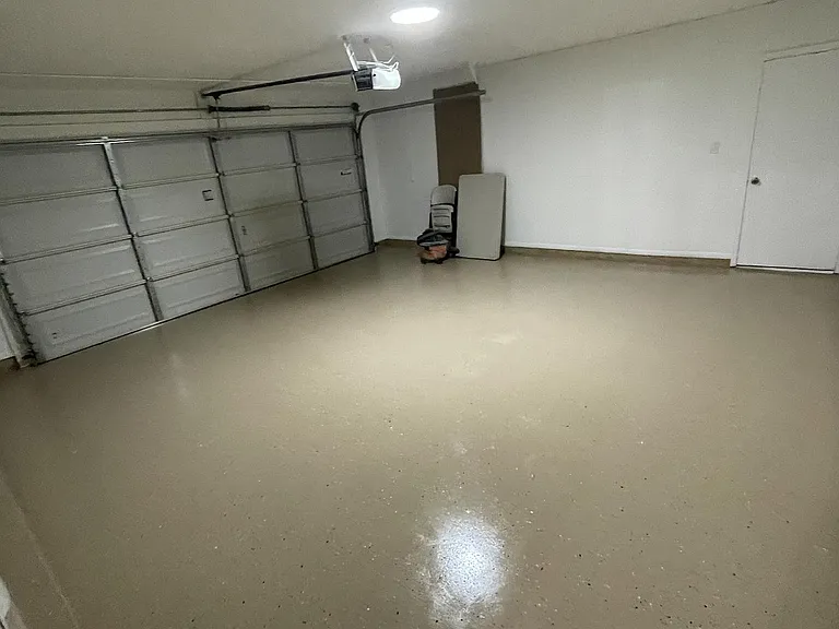 2-Car Garage with New Epoxy floor