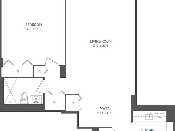 2nd image of 101 W 90th St APT 4A