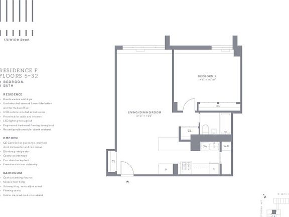 2nd image of 561 Amsterdam Ave #13F