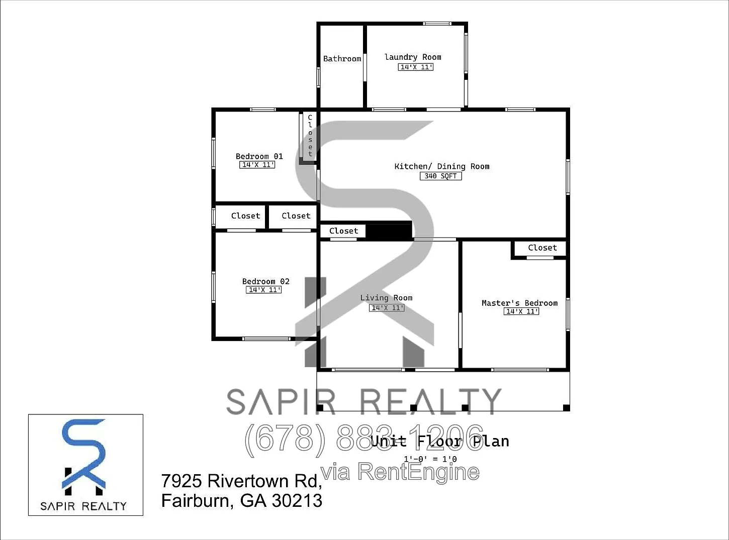 3 bed, 1.0 bath, 1176 sqft, $1,795 — Photo 4