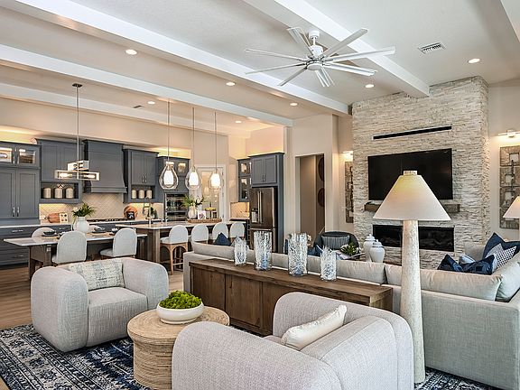 Gourmet Kitchen and Grand Room - Key West II at Star Farms