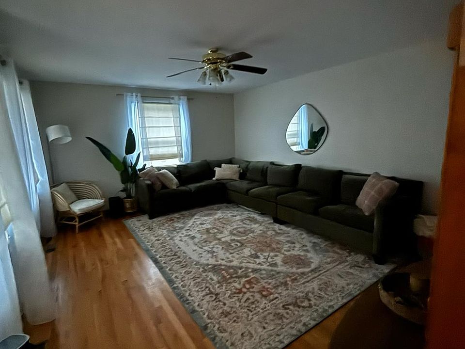 Living Room with TV on wall (not shown)