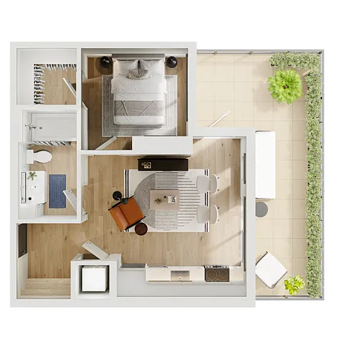 Floor plan Reclaim